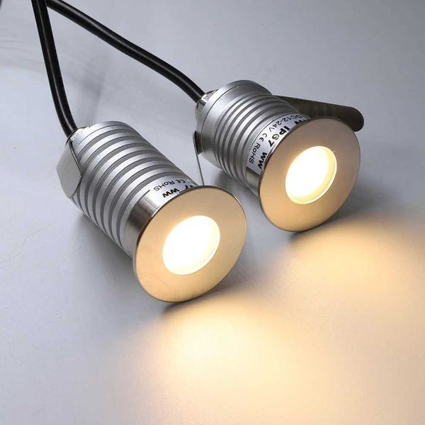1W 3W LED Underground Light DC12-24V Inground Light IP67 Waterproof Recessed Stair Light Deck Lamp Garden Yard Floor Spotlight CL240813