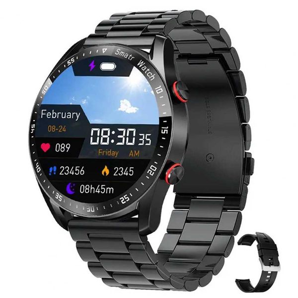 HW20 Mens BT Electronic Smart Watch IP67 Waterproof Smart Watch Circular Digital Sports Fitness Tracker Watch T241213