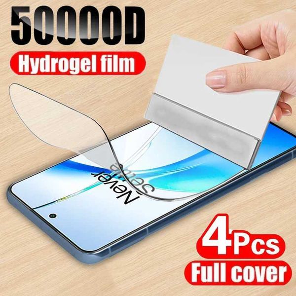 Cell Phone Screen Protectors 4PCS Hydrogel Film For Oneplus Nord 4 CE 12 12R 8T 9R 9rt 10T Ace 2 Pro Nord 2T CE 3 2 Lite Screen Protector Pr