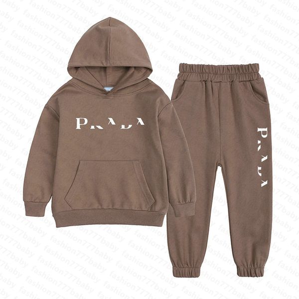 Clothing Sets NEW 213years childrens Clothing hoodie Sets BABY boys girls cotton Garment kids Designer printing Outdoor sports suit sweater