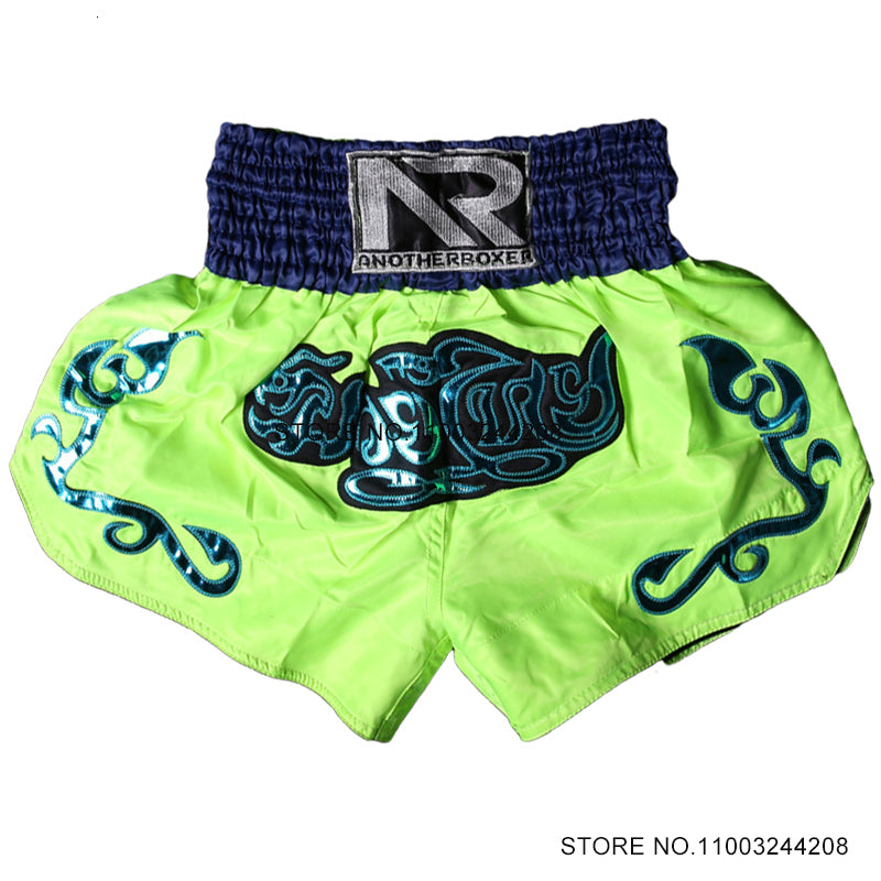 Boxing Shorts Muay Thai Shorts Satin Polyester Martial Arts MMA Clothing Men Women Kids Gym Workout Grappling Kickboxing Pants