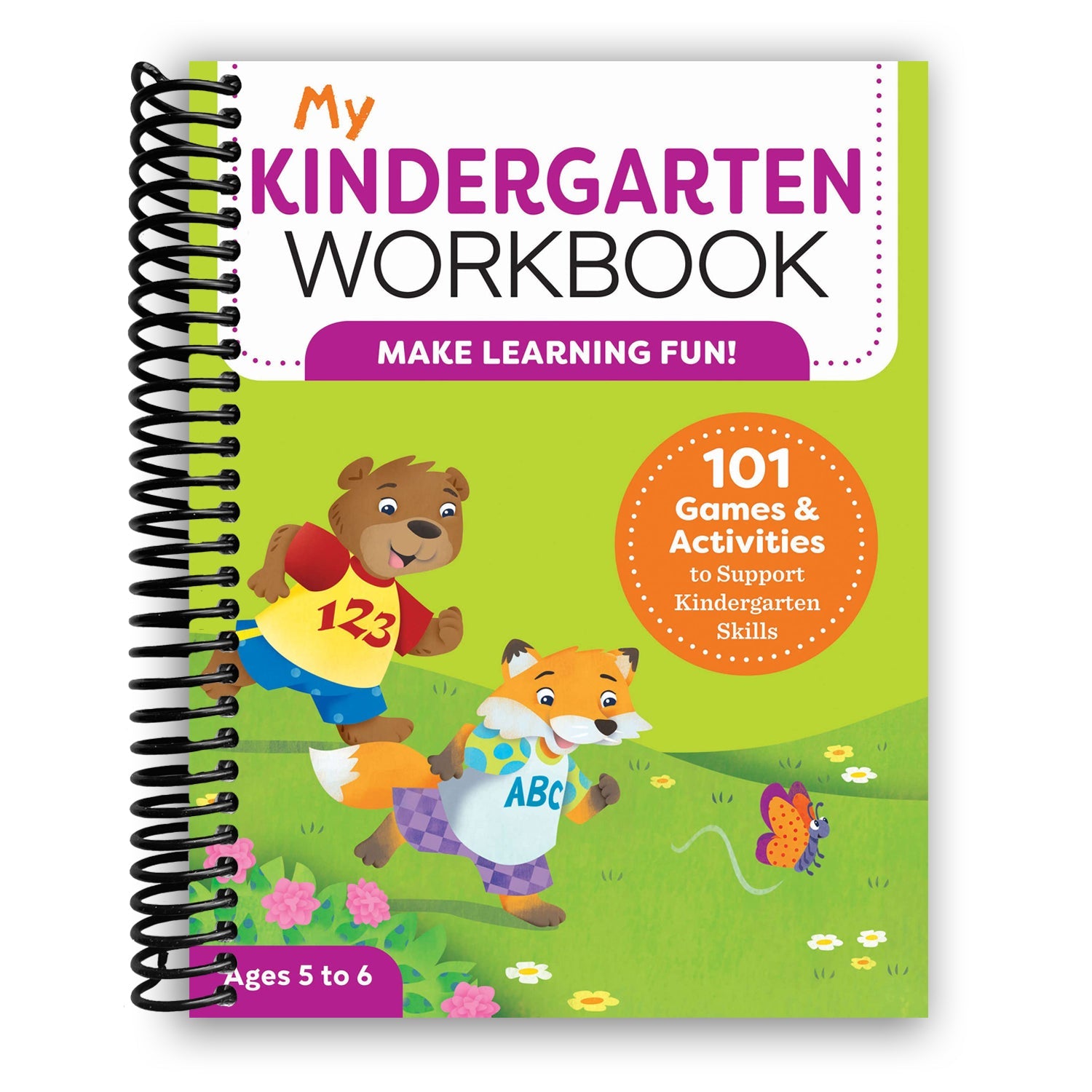 TEMU My Kindergarten Workbook: 101 Games And Activities To Support Kindergarten Skills (spiral Bound)