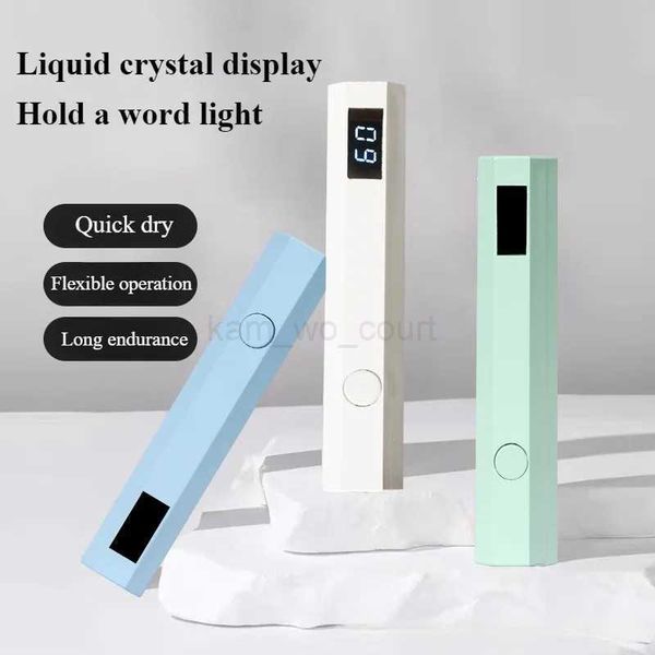 Fashion Mini with Display Portable Salon USB Quick Drying Nail Dryer Home Light Tool Professional UV LED Nail LightM240729