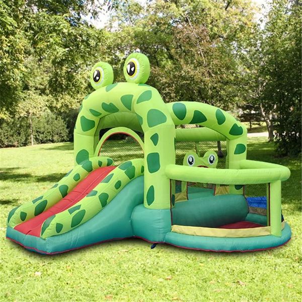 wholesale Outdoor games Indoor Kids Inflatable Bounce House Yard Jumper Bouncer Mini Bouncy Castles With Slide And Blower with blower free s