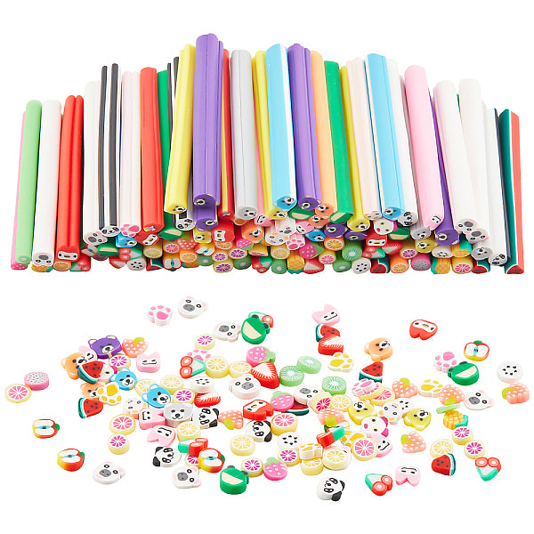 2 Bags 2 Style Handmade Polymer Clay Beads