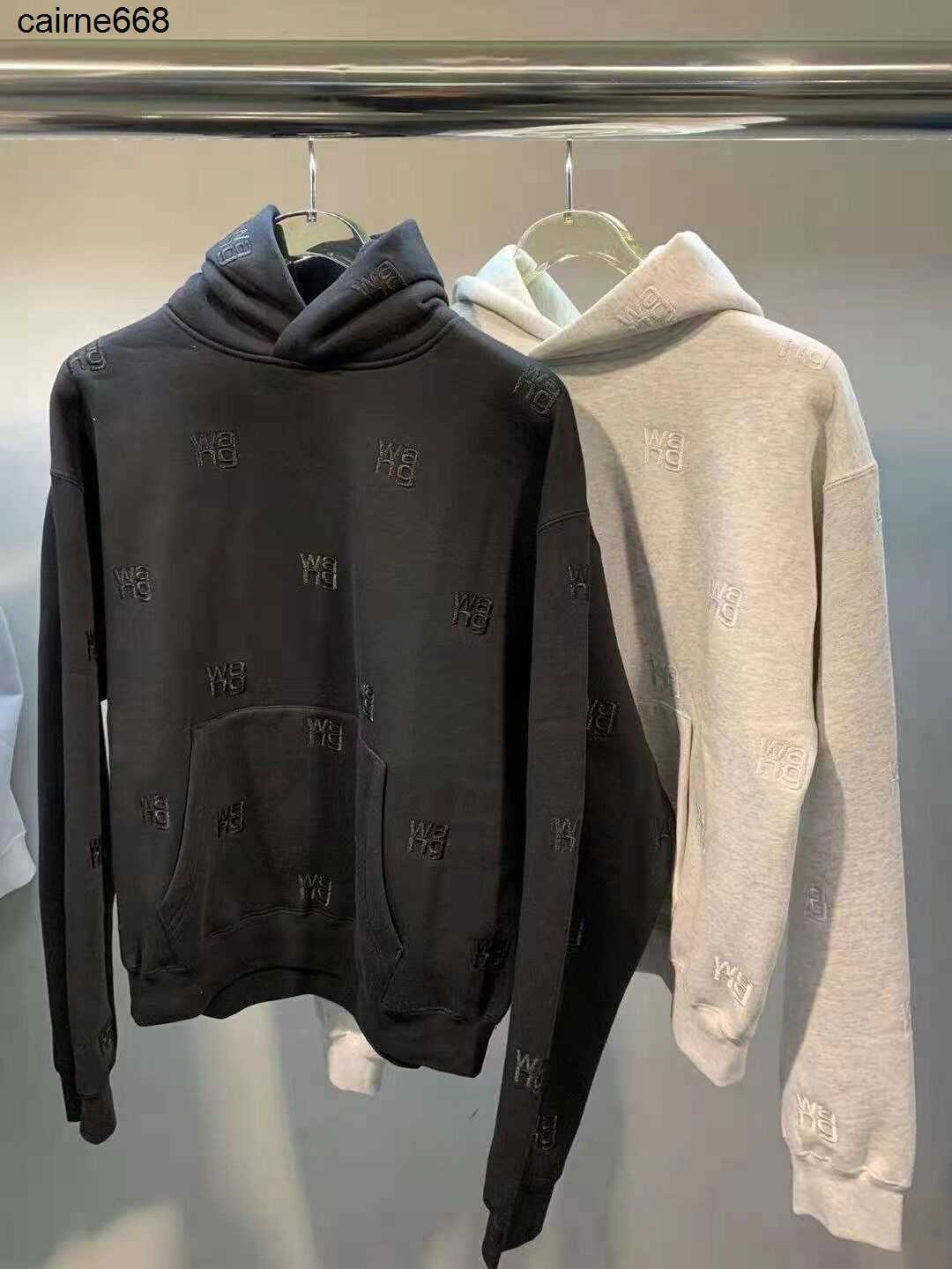 designer Women&#039;s Hoodies Sweatshirts Spring New Collar Embroidery Letter Pullover Top Splice Fashion alexanders Sweater Girl wangs Fashion