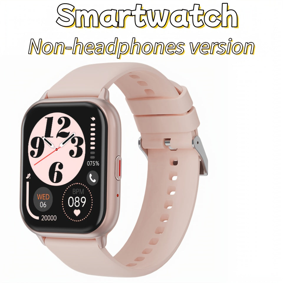 TEMU Smart Watch, Watch With Wireless Headphones, Talk Or Listen To Music, 1.85-inch Hd Rectangular Display, Tws Headset 2-in-1 Watch, Fitness