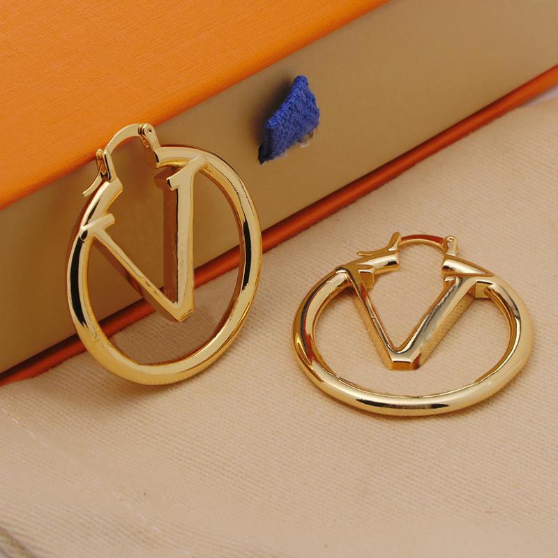 Fashion Hoop Earrings Hoops Huggie Diameter 4CM Big Circle Simple Designer Earing for Man Womens