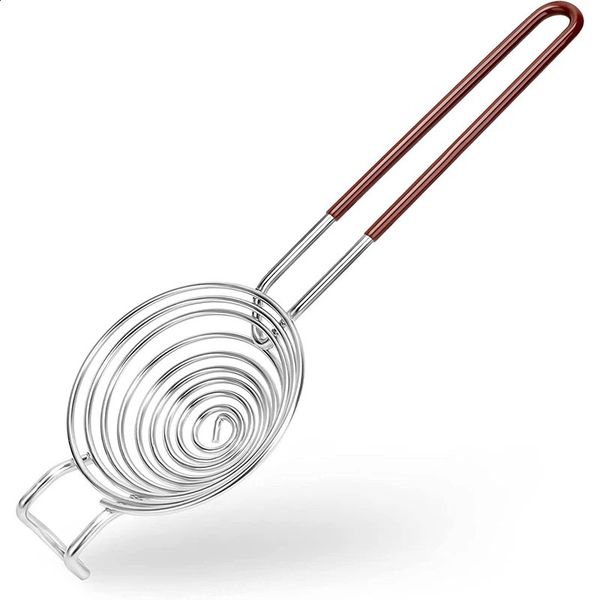 LMETJMA Egg Separator Long Handle White Food Grade Stainless Steel Yolk Divider Filter Kitchen Gadget JT178 241119