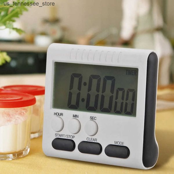 Timers Digital Screen Kitchen Timer Large Screen Display Digital Timer Square Cooking Countdown Alarm Sleep Stop Clock J241116