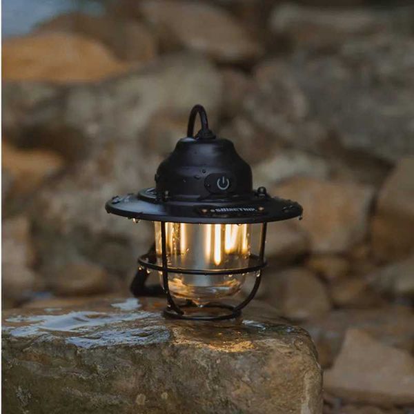 Outdoor cam pine cone lamp ShineTrip long-life lighting environment lamp silicone handheld waterproof tent pendant light M241121