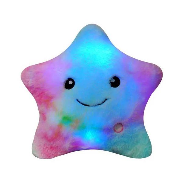 Plush Light - Up toys Cute Led Light Star Pillow Stuffed Soft Star Luminous Throw Pillow Cute Cushion With Colorful Light Child Girls Christ