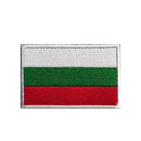 Embroidered IR Multicam Patches Bulgaria Flag Reflective Military Emblem Applique Bulgarian Flags Embroidery Badges For Clothing
