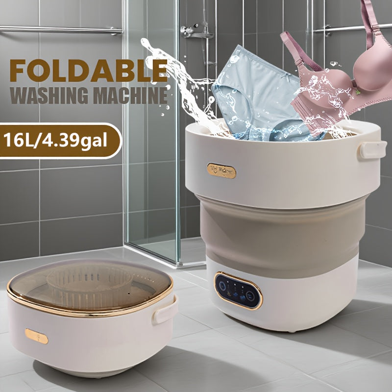 TEMU 4.39 Us Gallon Portable Washing Machine And Dryer Combo, Clothes Washer, Lavadora Portatil, Mini Lavadora, Portable Dishwasher, Small Washer,