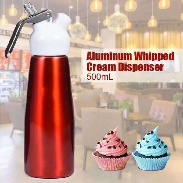 500ml N2O Dispenser Coffee Dessert Sauces Butter Whipper Aluminium Alloy Cream Foam Maker Cake Tools SEA FY4413