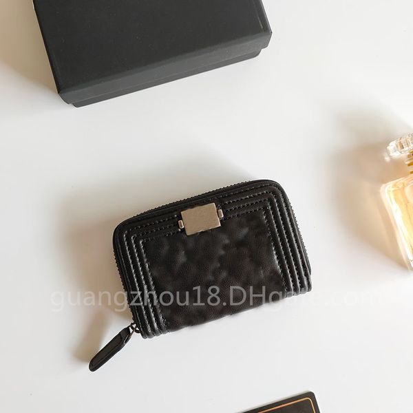 Fashion Women&#039;s Mini Card Bags Handheld Purse Tabby Litchi Grain Handbag for Women A84433