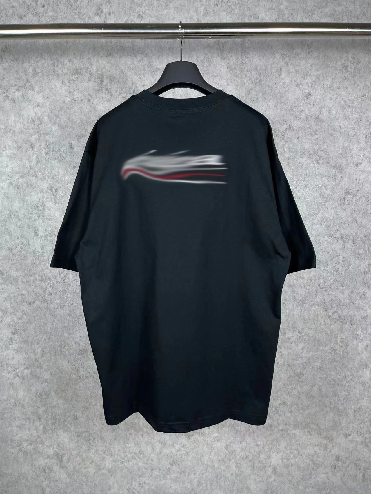 mens t shirts wave TEE classic letter printed pairs fashion shirt for women men crew neck clothes