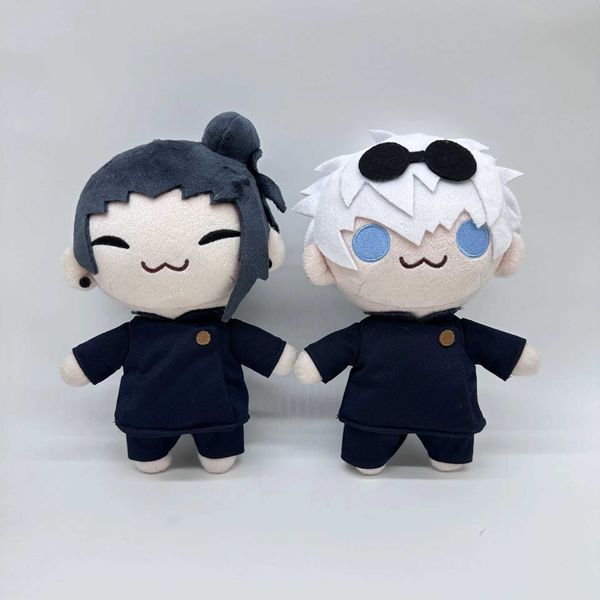 20cm New Jujutsu Kaisen hand puppet plush toy Toys Cute Soft Stuffed Gojo And Geto Pillow Dolls For Kid Birthday Christmas Gift Y240731