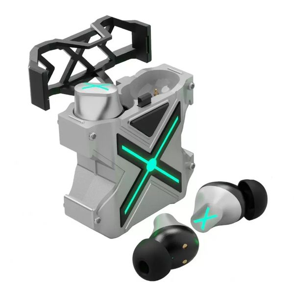 K89 Wireless Gaming Headphones Bluetooth 5.3 Earphones HiFi Stereo Bass TWS Earbuds Sport In Ear Buds Noise Cancelling Headset Metal Chargin