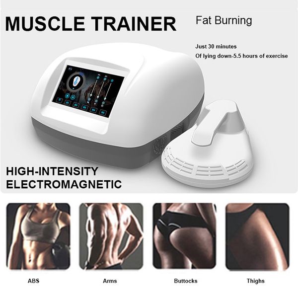 7 Tesla Strong Energy Body Slimming Cellulite Burning Muscle Shaping Mermaid Line Trainer HIEMT Electrical Muscle Stimulation Single Handle