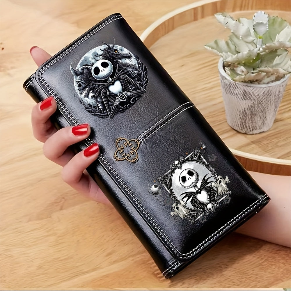 TEMU 1pc Vintage Style Multi-card Wallet - Stylish Short Card Holder With Closure, Coin Pouch, Polyester Lining, Gift For Fans, Festive Accessory |