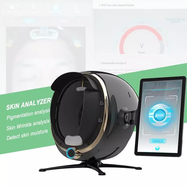 2024 3D Dermoscope Skin Analyzer - AI-Powered Facial Scanner with Magic Mirror - In-Depth Skin Analysis, Wrinkle Detection, Pore & Pigmentat