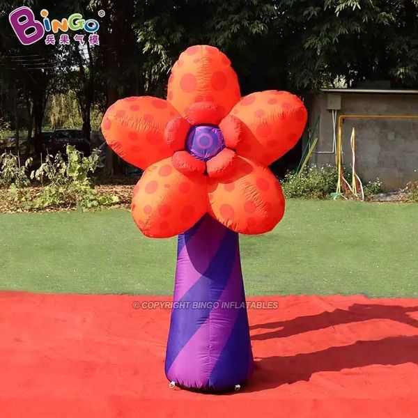 wholesale Outdoor Advertising Inflatable Cartoon Flower Inflation Plants Balloons For Shopping Mall Decoration Height