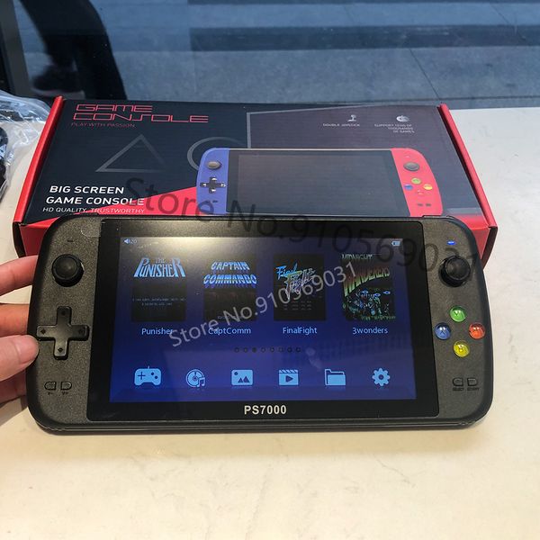 PS7000 Players 7 Inch HD Retro Portable Video Console 6000 Games Handheld Game Player consola for PS1 230718 23018