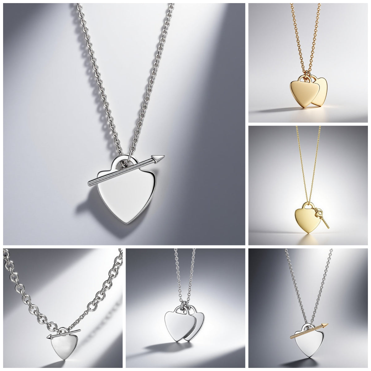 luxury necklace elegant necklaces designer necklaces women Gothic 925 sterling silver chains top quality pendant charm jewellery designer for women