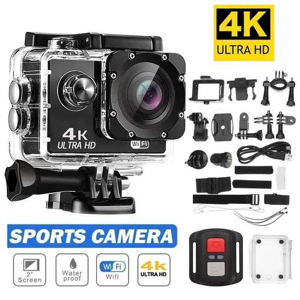 Ultra HD 4K action camera 30fps-170D underwater helmet waterproof 2.0-inch Sn WiFi remote control sports go video camera Pro M241104