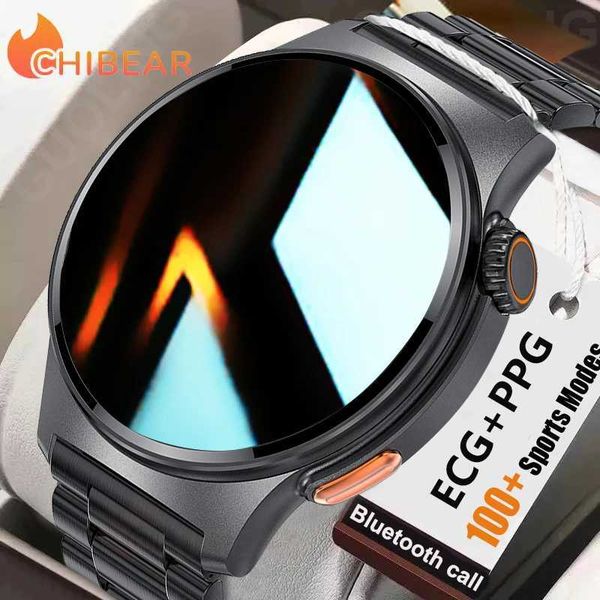 NFC GPS Tracking ECG PPG Men Smart Watch Vo GPS Fitness Track Watches Men Wen Call Smartwatch For 2024 NEW Z241227