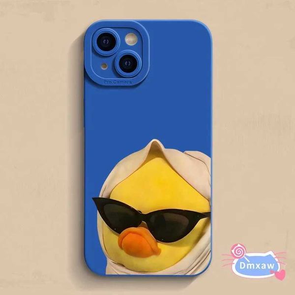 Cell Phone Cases Suitable for iPhone 16 15 Pro Max Plus 14 13 12 Mini Pro Max 14 Plus Cute Duck Fashion Case Cool Soft Cover J241105