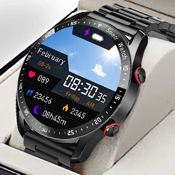 New ECG+PPG Smart Watch BT Call Music Player Mens Watch Sports Waterproof Luxury Smart Watch Android iOS T241213
