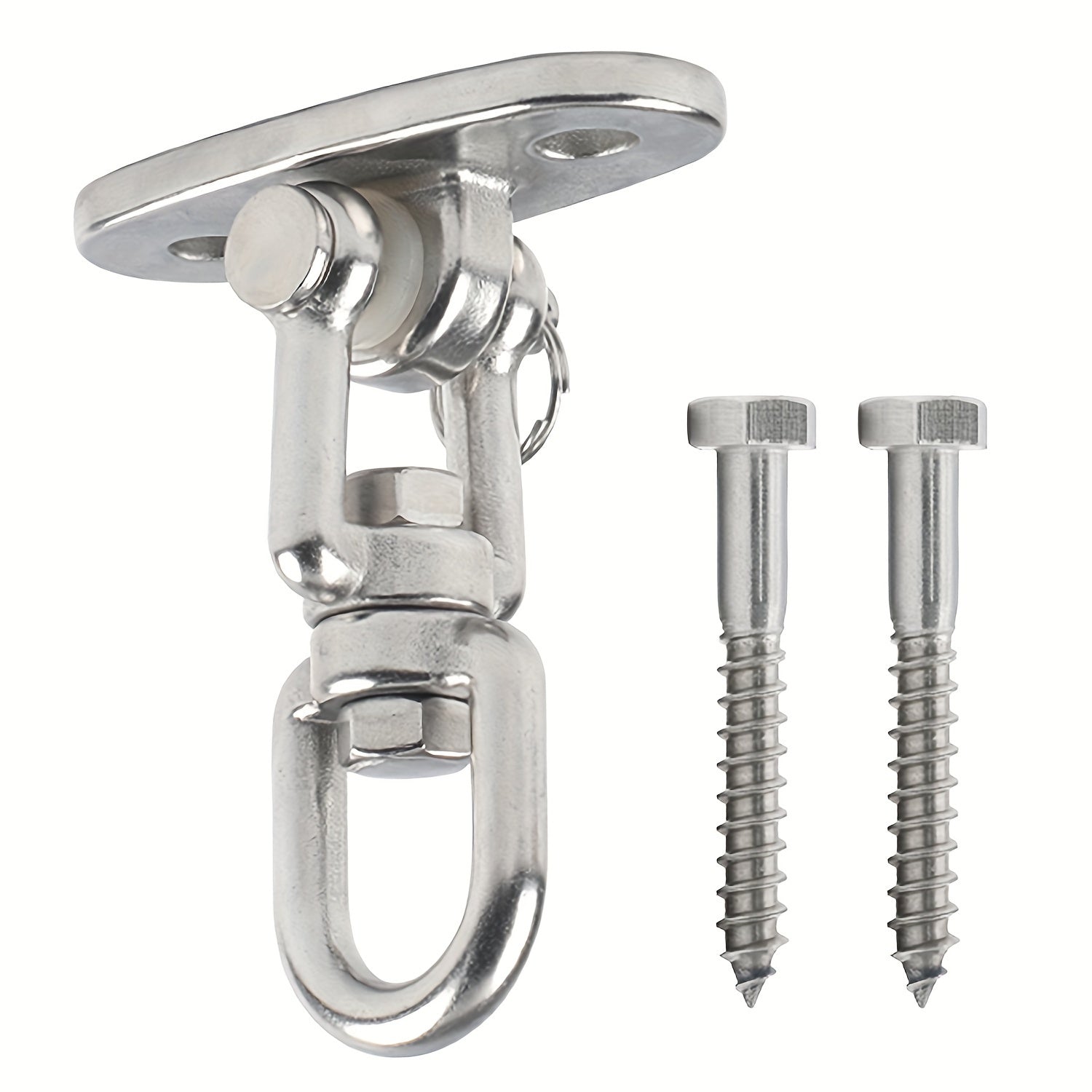 TEMU Heavy Duty 1000 Lb Capacity Swing Hanger With Adjustable Height - Stainless Steel Ceiling Hook For Porch Swing, Hammock Chair, Gym Equipment,