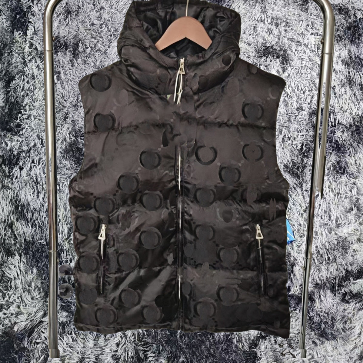 Classic Men&#039;s Style designer down vest Winter mens Outerwear coat fashion with classic letter sleeveless cotton vests mens jacket size M-5XL