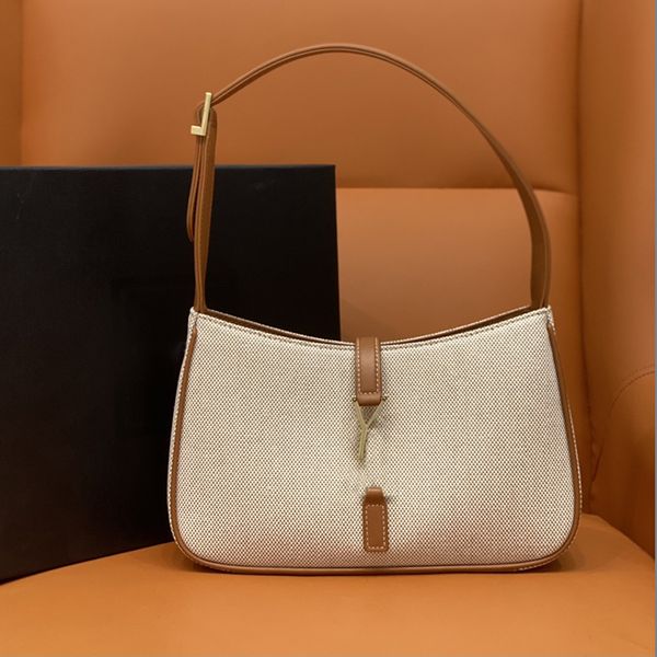 Designer Shoulder Bag 23CM Canvas Hobo Bags Mirror quality Women Underarm Bag With Box Y041B