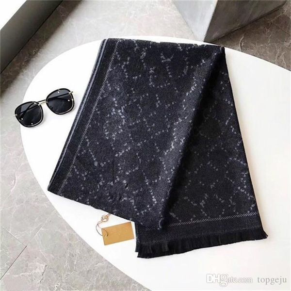 2021 High Qualtiy print Animal Cashmere Brand scarf for Women Designer Luxury Long Scarves with silver thread Shawls Wrap