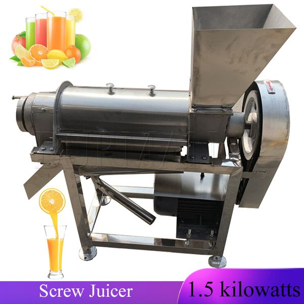 Commercial 220V Press Juicer Squeezer Citrus Lemon Orange Pomegranate Fruit Spiral Juice Extractor