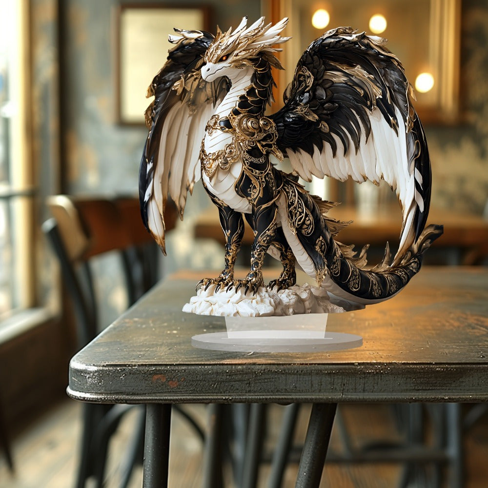 TEMU 2d Flat Products A Black And , Unique Gift For Mom, Friend, Colleague, Desk Decoration Sign, Countertop Decoration, Elegant Gift For Cafe, Desk,