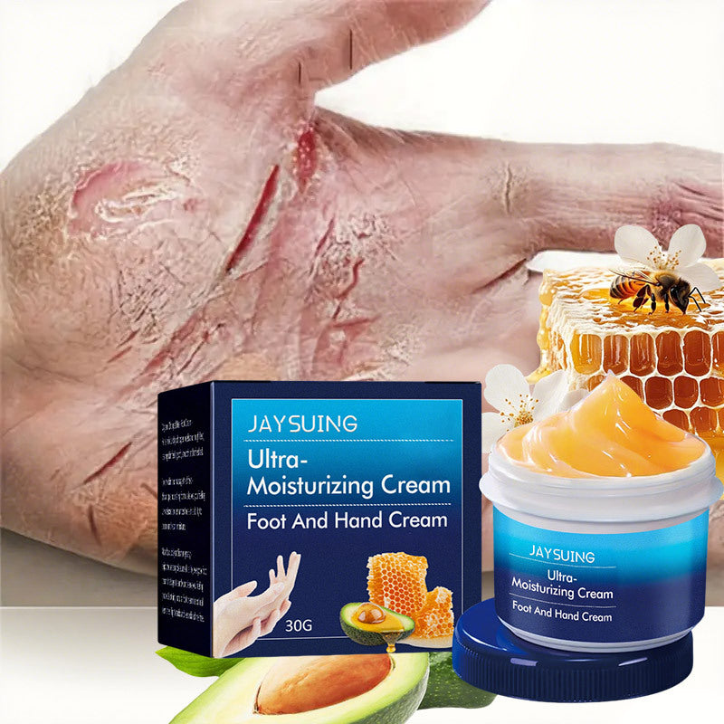 TEMU Powerful Moisturizing Hand And Foot Cream - Hydrating Double Protection Cream Dry Light Beige Nourishing Hands And Feet Care Body Moisturizer