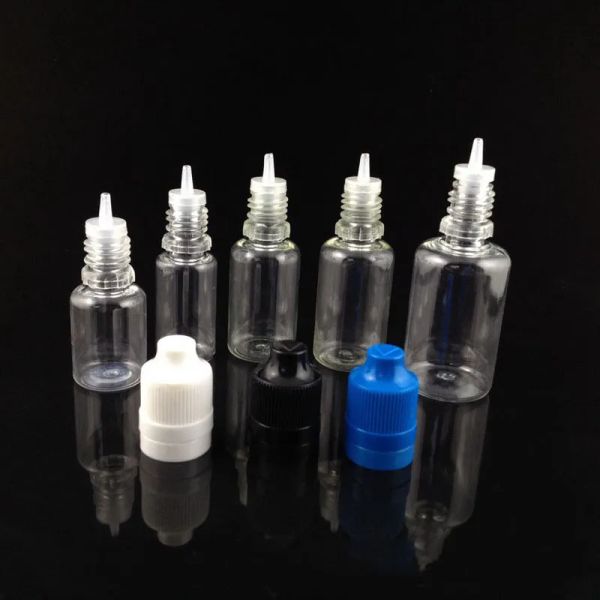 E Liquid Bottles PE EJuice Tamper Evident Plastic PET Dropper Bottle 10ml Bottles For Sake Child Proof Caps Empty E-Liquid Oil Bottles LL