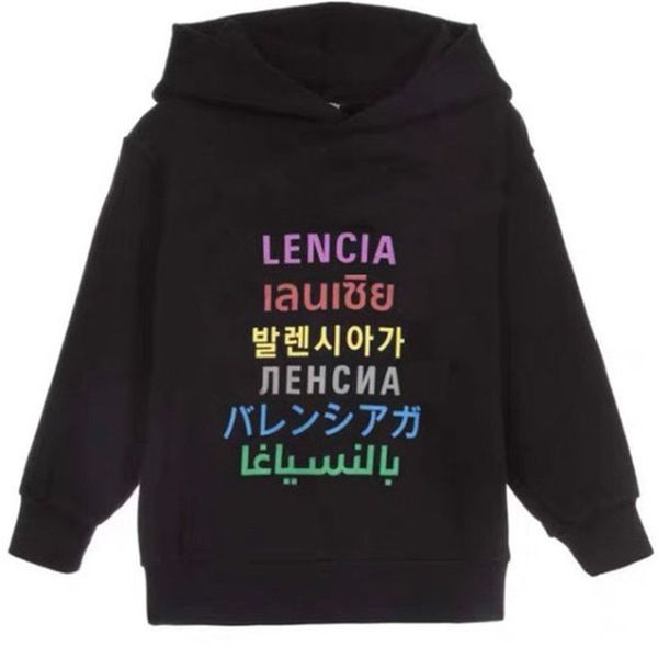New Kids Hooded Sweatshirts Letter Print Hoodie Baby and Girl Clothing Boys Hoodie Teenager Clothes Hooded Sweatshirt Children&#039;s Role P