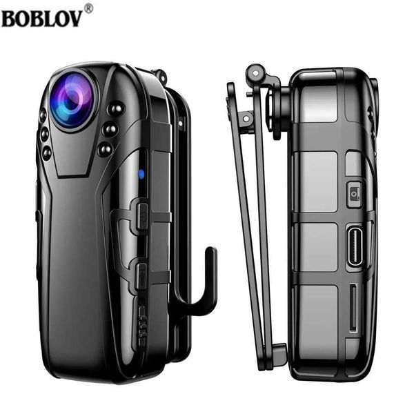 Sports Action Video Cameras Boblov L02 1080P police infrared night vision full HD lens mini camera driving recorder small camera 125 degree