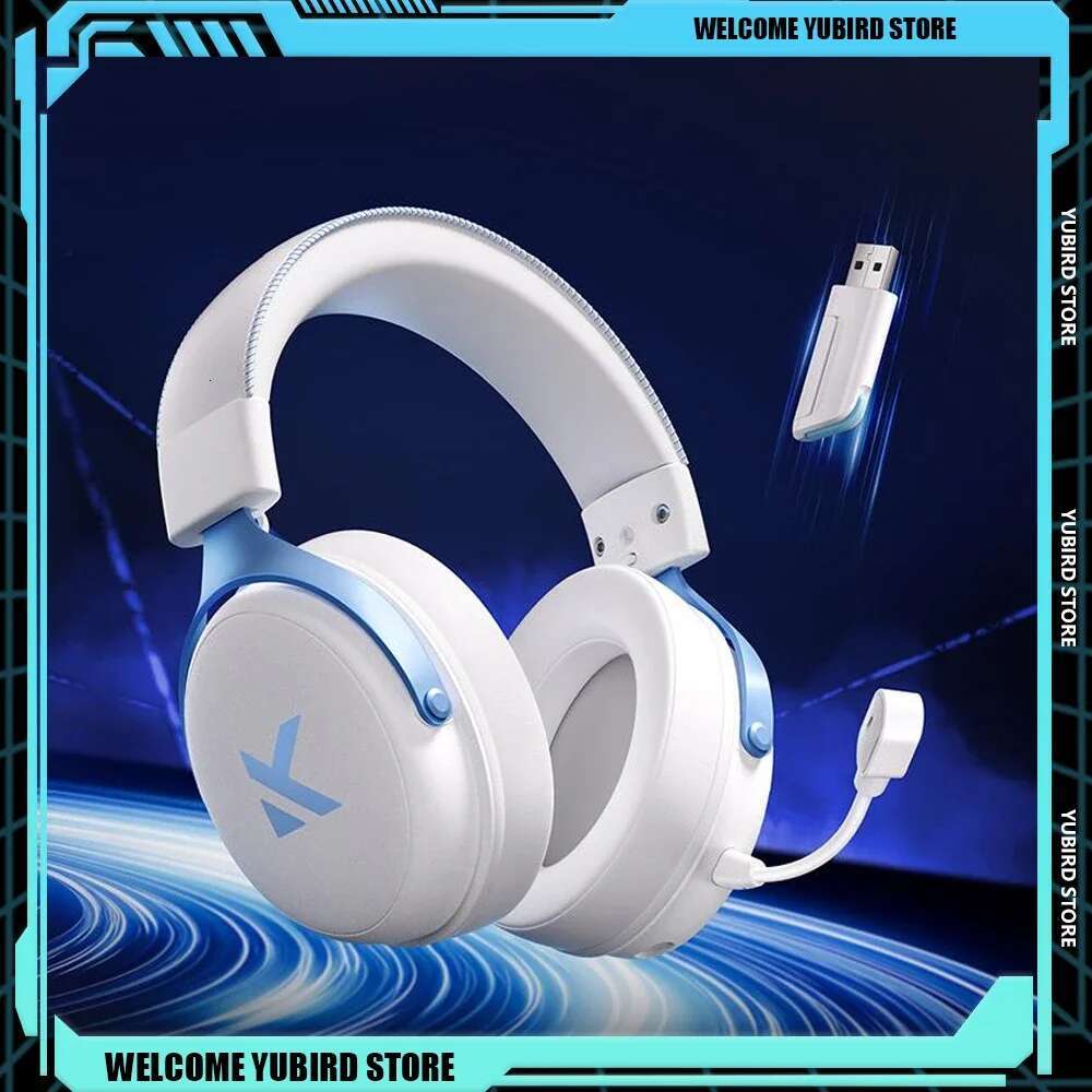 MCHOSE V9 Pro Gaming Headphones 3-mode Wireless Noise Reduction Mic Customized Head-mounted Music Earphones Pc Accessories