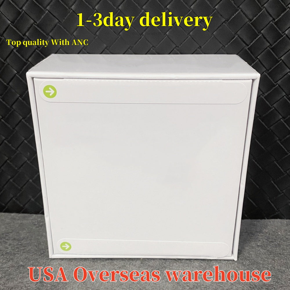 USA Stock for AirPods pro 2 3 4 earphone 3rd 5 6 earphones aiprods 4 ANC Solid Silicone Cute Protective air pro max 2 Headphone Cover Wireless Charg