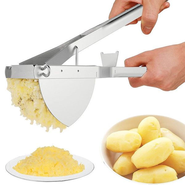 LMETJMA potato juicer stainless steel potato juicer heavy-duty potato juicer for food fruit and vegetable juicer KC0154 241023