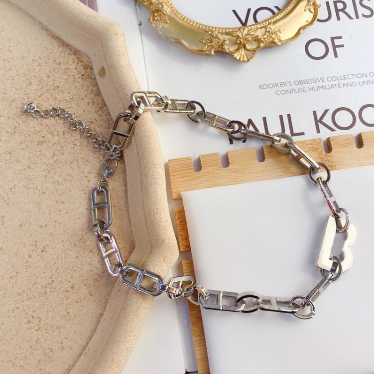 Designer Brand Luxury Fashion Choker Necklaces Designer 925 Silver Plated Stainless Steel Letter Pendant Necklaces For Women Wedding Jewelry X350