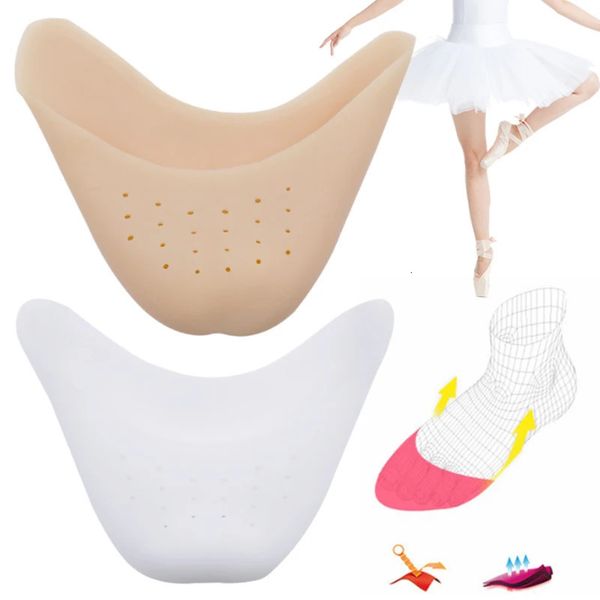 Shoe Parts Accessories 2pcs Ballet Dance Tiptoe Toe Cap Cover Pads Silicone Gel Foot Protector Insoles Antislip Feet Protective For Running