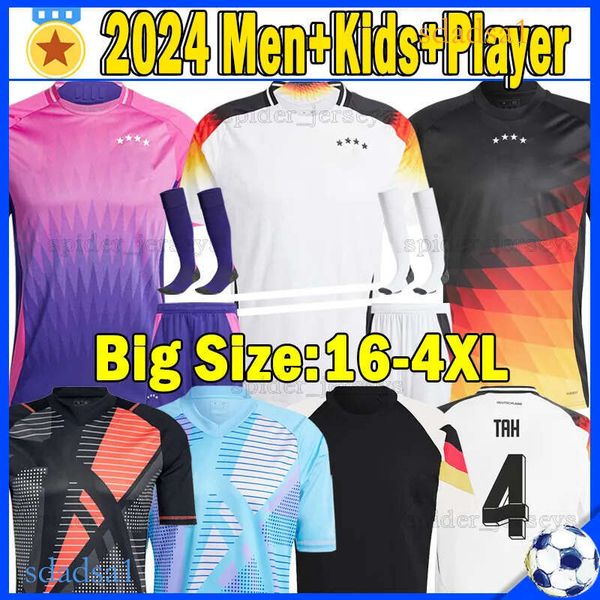 XXXL 4XL 24 25 MUSIALA Soccer Jerseys 2024 KIMMICH HAVERTZ WIRTZ TAH GermanyS Long sleeve Player Version Football Shirts goalkeeper Women Me