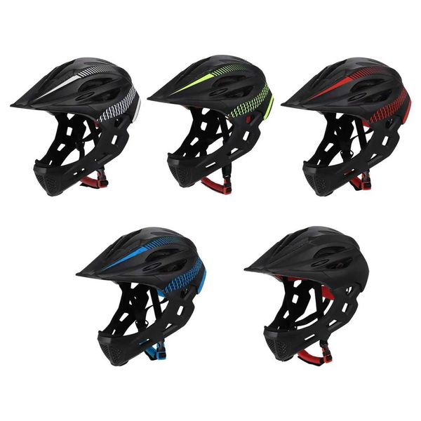 Kids Bike Helmet Children Bicycle Helmet Full Face Helmet Cycling Helmet for Skateboarding Boys and Girls Outdoor Sports Y240919
